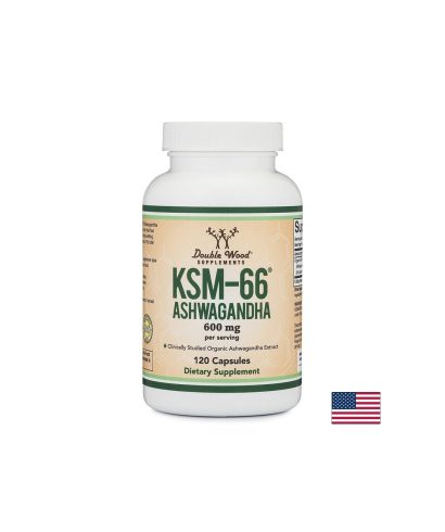 Ашваганда KSM-66® – антистрес, фокус, енергия - Екстракт с клинично доказан ефект 600 mg, 120 капсули за 2 месеца прием