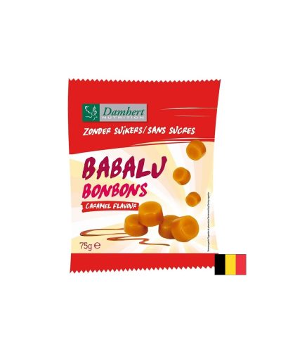 Babalu Бонбони с карамел – Без захар, с масло и сметана, 75 g