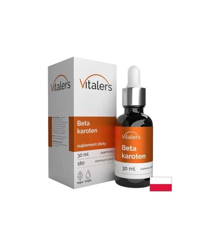 Бета-каротин – За добро зрение, имунитет и здрава кожа, 3.8 mg, 180 дози капки