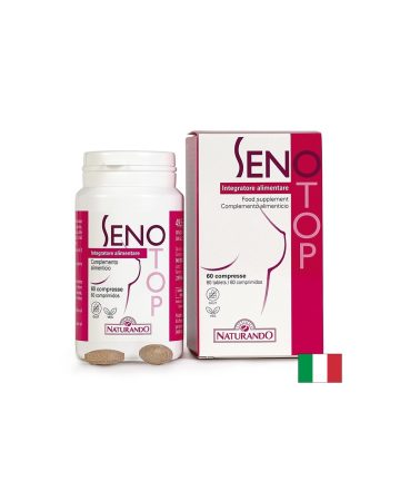 Билкова формула за бюста с Лен 200 mg и Хмел 160 mg – Senotop, 60 таблетки