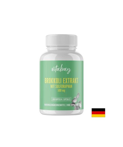 Броколи екстракт 1000 mg със сулфорафан 100 mg – Имунитет, храносмилане и хормонален баланс, 60 капсули
