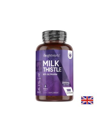 Бял трън 2000 mg – Черен дроб и детокс, 180 капсули