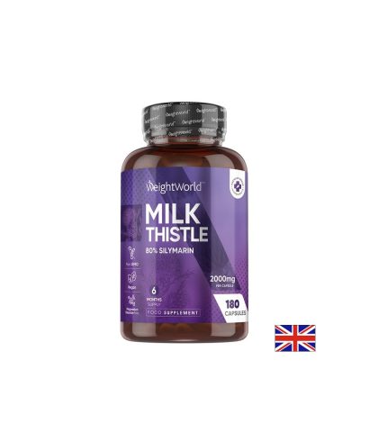 Бял трън 2000 mg – Черен дроб и детокс, 180 капсули
