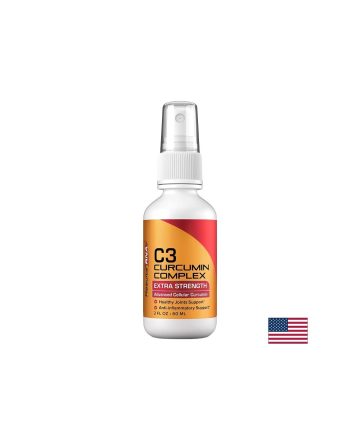 C3 Curcumin Complex с BioPerine® – Гъвкави стави и храносмилателен комфорт, 60 ml спрей
