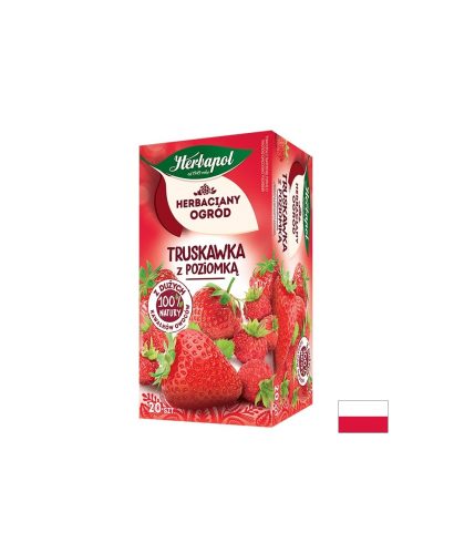 Чай Градинска и Дива Ягода, 20 филтърни пакетчета