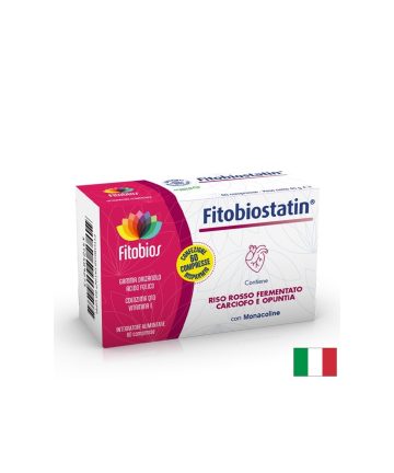 Червен ориз 199 mg + Артишок 300 mg – Контрол на холестерола и липиден баланс, Fitobiostatin®, 60 таблетки