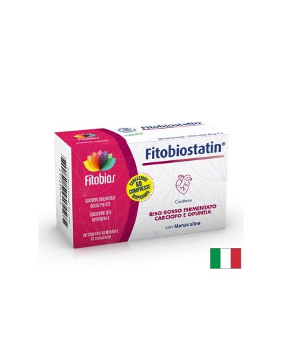 Червен ориз 199 mg + Артишок 300 mg – Контрол на холестерола и липиден баланс, Fitobiostatin®, 60 таблетки