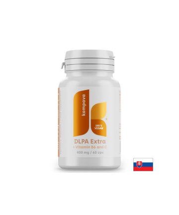 DL-фенилаланин 425 mg + Витамин B6 и Витамин C – Енергия, тонус и нервна система, 60 капсули