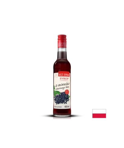 Домашен сироп от плодове на черен бъз, 400 ml