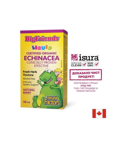 Ехинацея BigFriends® – Имунна подкрепа за деца и възрастни, 1000 mg, 50 ml
