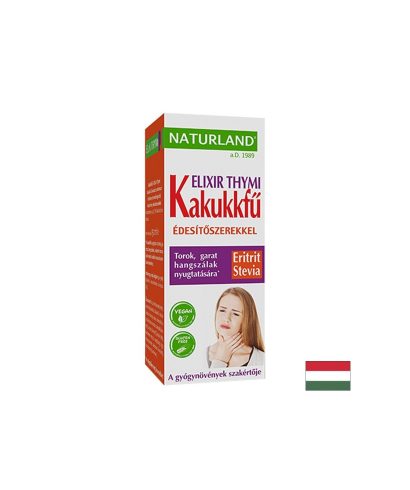 Eликсир с мащерка – При кашлица и възпалено гърло, 150 ml