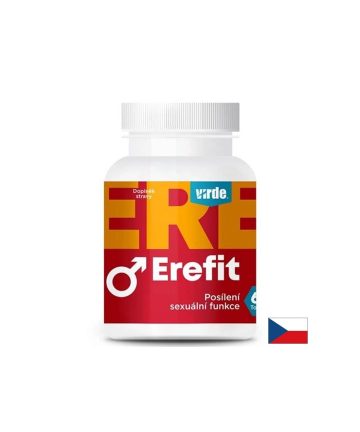 Erefit - L-аргинин 250 mg + Трибулус 100 mg + Мака 50 mg – Потентност и жизненост за мъже, 60 капсули