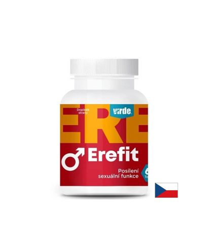Erefit - L-аргинин 250 mg + Трибулус 100 mg + Мака 50 mg – Потентност и жизненост за мъже, 60 капсули