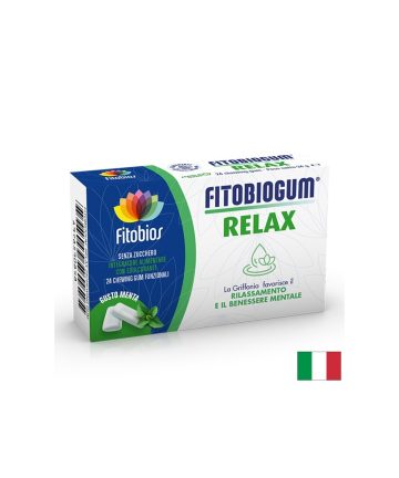 Fitobiogum Relax – За спокойствие и емоционален баланс, 24 дъвки