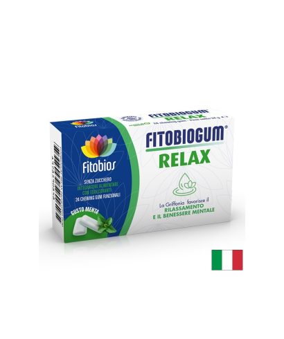 Fitobiogum Relax – За спокойствие и емоционален баланс, 24 дъвки