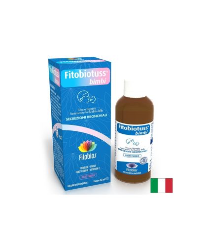 Fitobiotuss Bimbi – Сироп за кашлица за деца и възрастни, с мащерка и бъз, 150 ml