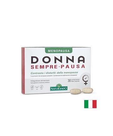 Формула при симптоми на менопауза със Соя 200 mg и Див ям 100 mg, Donna Sempre Pausa, 30 таблетки