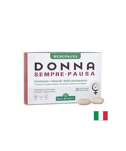 Формула при симптоми на менопауза със Соя 200 mg и Див ям 100 mg, Donna Sempre Pausa, 30 таблетки