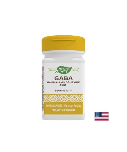 ГАБА – Спокоен сън и баланс на нервната система, 250 mg, 60 капсули
