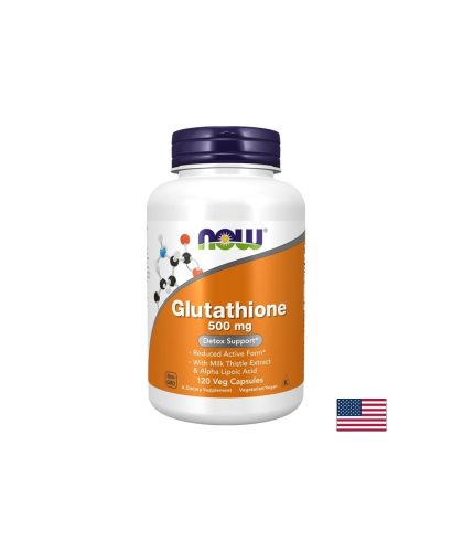 Глутатион 500 mg с бял трън и алфа липоева киселина, Glutathione, 120 капсули