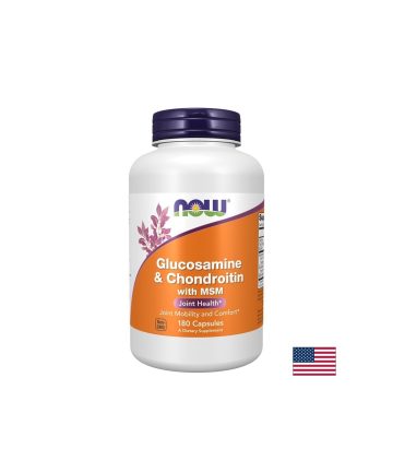 Глюкозамин 367 mg + Хондроитин 400 mg + MSM 100 mg – При болки и скованост в ставите, 180 капсули