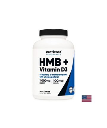 Грижа за костите, ставите и мускулите - HMB + Витамин D3, 240 капсули