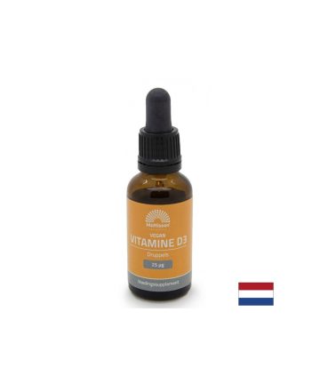 Грижа за костите - Витамин D3 Веган, 25 µg х 25 ml капки