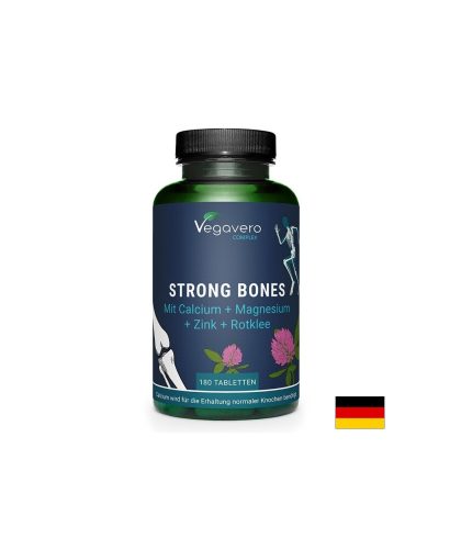 Калций 400 mg + Магнезий 150 mg + Цинк + Червена детелина – Формула за здрави кости, 180 таблетки