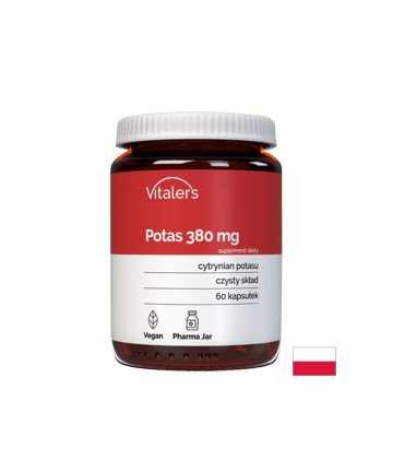 Калий – Срещу крампи, умора и високо кръвно, 380 mg, 60 капсули