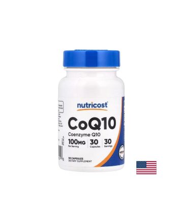 Коензим Q10 – Енергия и сърдечна подкрепа, 100 mg, 30 капсули