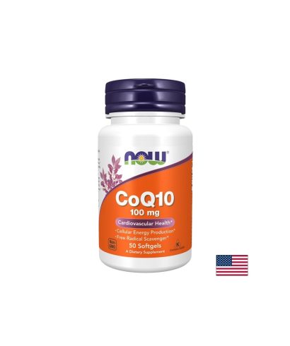 Коензим Q10 – Сърдечна енергия и клетъчна защита, 100 mg, 50 софтгел капсули