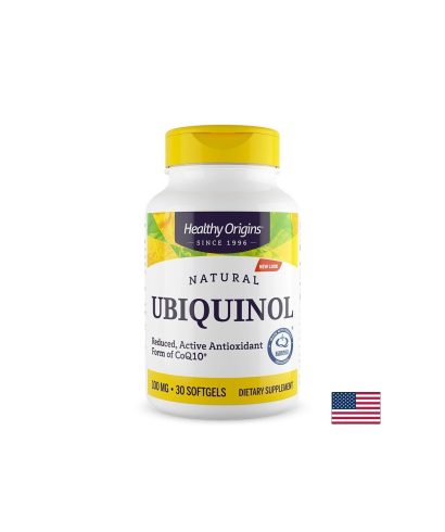 Коензим Q10 (убиквинол) Подкрепа за сърцето и енергията 100 mg, 30 капсули