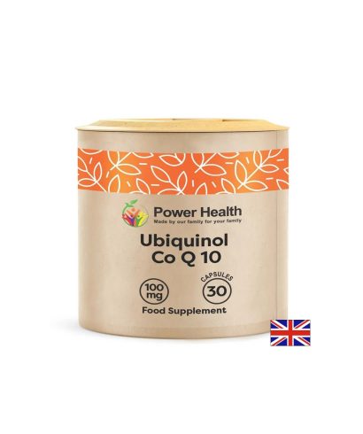 Коензим Q10 (убиквинол) – За клетъчна енергия и сърдечна функция, 100 mg, 30 капсули
