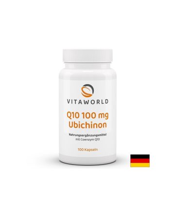 Коензим Q10 (убиквинон) – Енергия и сърдечна подкрепа, 100 mg, 100 капсули