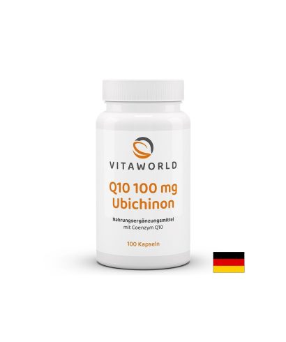 Коензим Q10 (убиквинон) – Енергия и сърдечна подкрепа, 100 mg, 100 капсули
