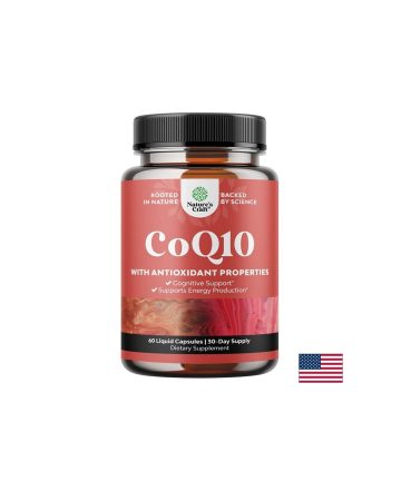 Коензим Q10 (убиквинон) – Сърдечно здраве и клетъчна енергия, 100 mg, 60 капсули