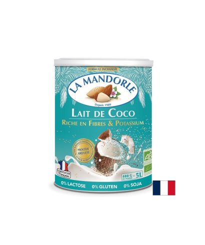 Кокосово мляко на прах, БИО – Богато на фибри и калий, 400 g, прах