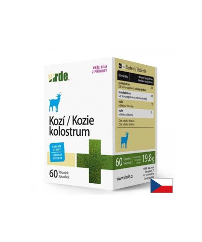 Коластра от козе мляко с инулин За имунна защита и чревен баланс 200 mg, 60 капсули