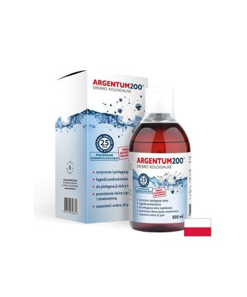 Колоидно сребро Argentum200® 25 ppm, 500 ml