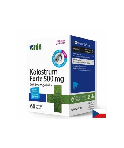 Kolostrum Forte Говежда коластра – Силен имунитет, 500 mg, 60 капсули