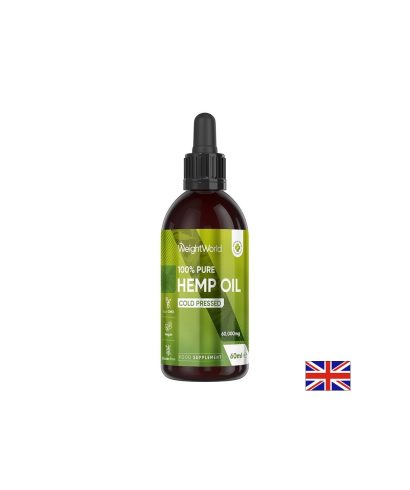 Конопено масло студено пресовано 1000 mg Хормонален баланс 60 ml