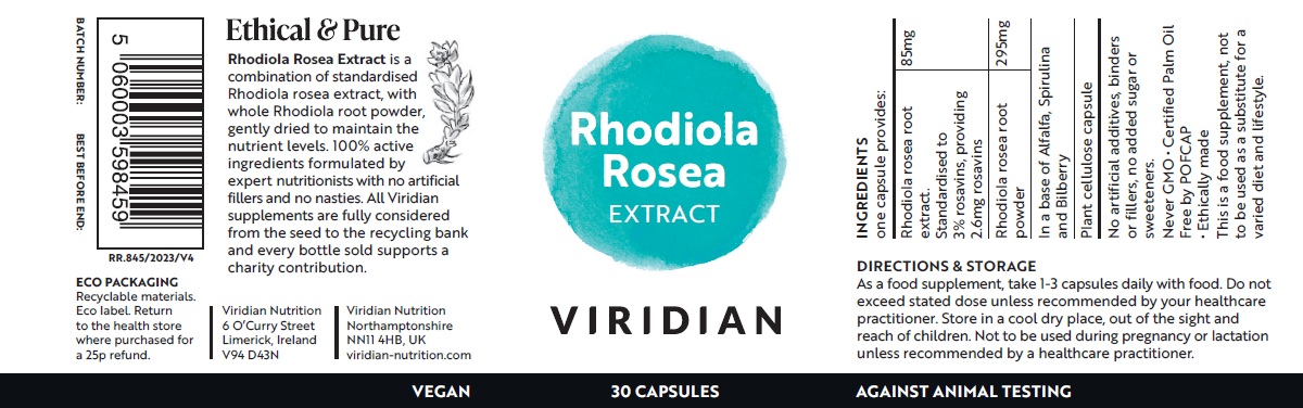 koren-ot-rozova-rodiola-viridian 1 Корен от розова родиола – 30 капсули