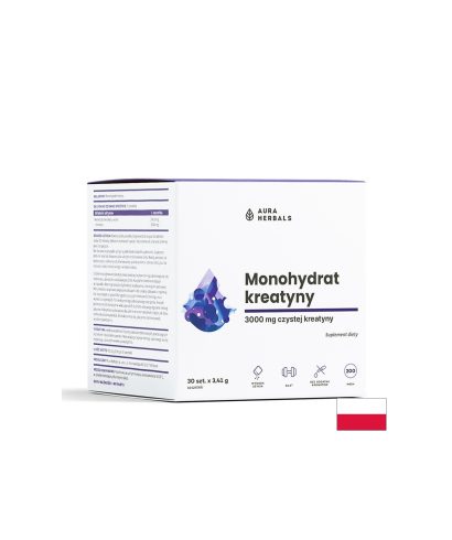 Креатин монохидрат Мускулна сила и издръжливост 3000 mg, 30 сашета