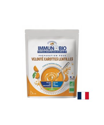Крем супа моркови и леща, БИО, 50+, 250 g, 10 порции, прах