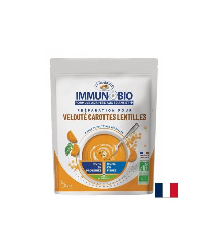 Крем супа моркови и леща, БИО, 50+, 250 g, 10 порции, прах