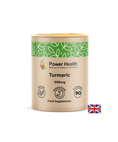 Куркума – За здрави стави и храносмилателен комфорт, 500 mg, 90 капсули