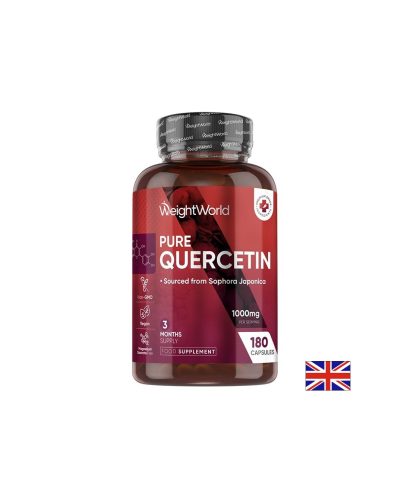 Кверцетин При алергии и отслабен имунитет, 500 mg 180 капсули