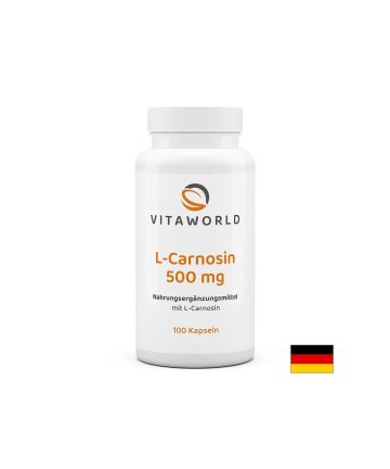 L-Карнозин 500 mg – Клетъчна защита и мозъчна функция, 100 капсули