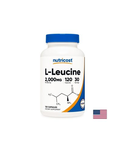 L -Левцин – За мускулен растеж и възстановяване, 500 mg, 120 капсули