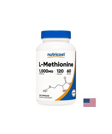 L-Метионин – За черен дроб и липиден метаболизъм, 500 mg, 120 капсули